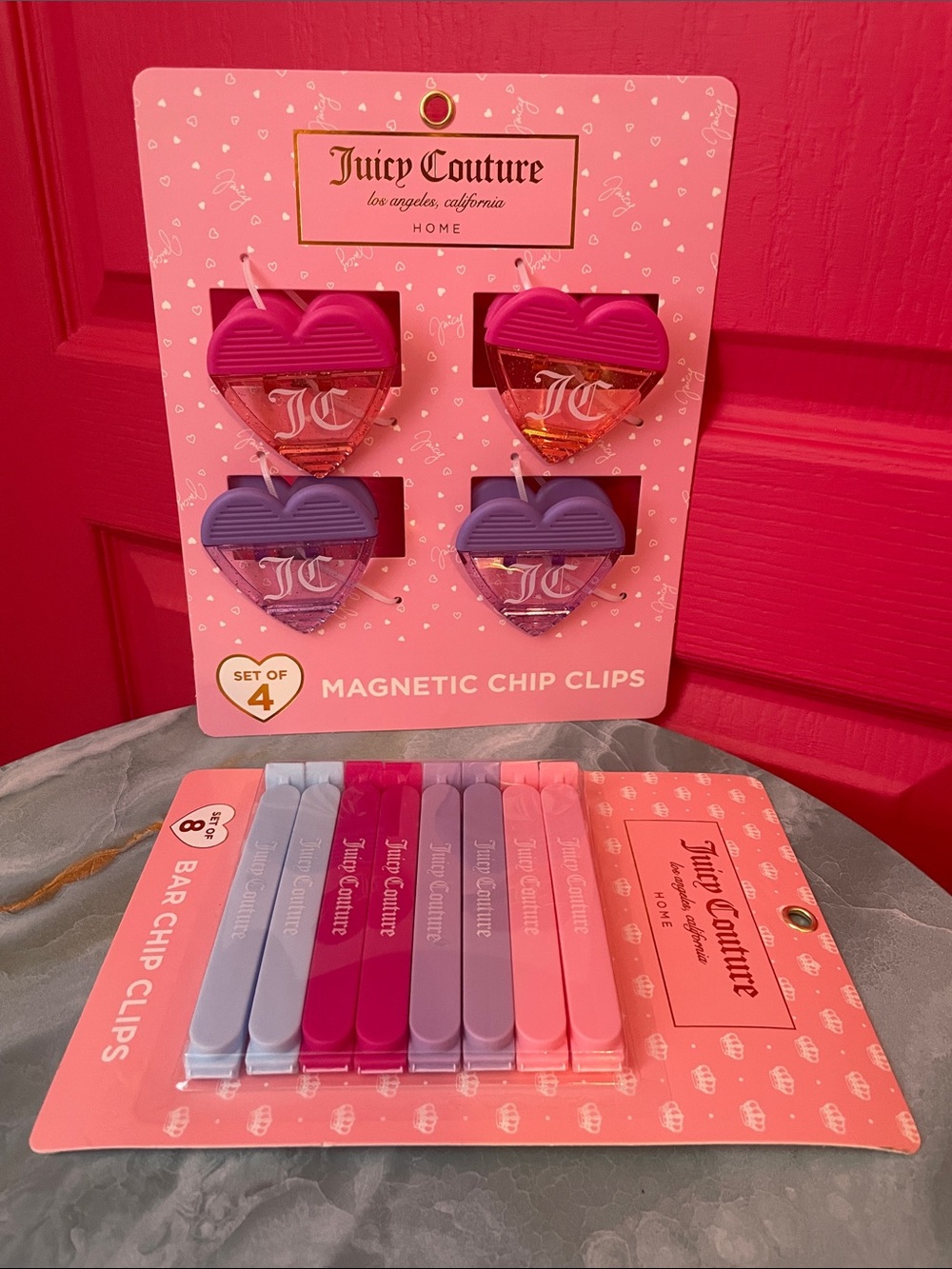 JUICY COUTURE - BAG CLIPS - NEW